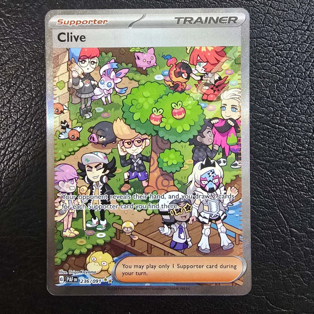Pokemon Clive 236/091 Paldean Fates Special Illustration Rare